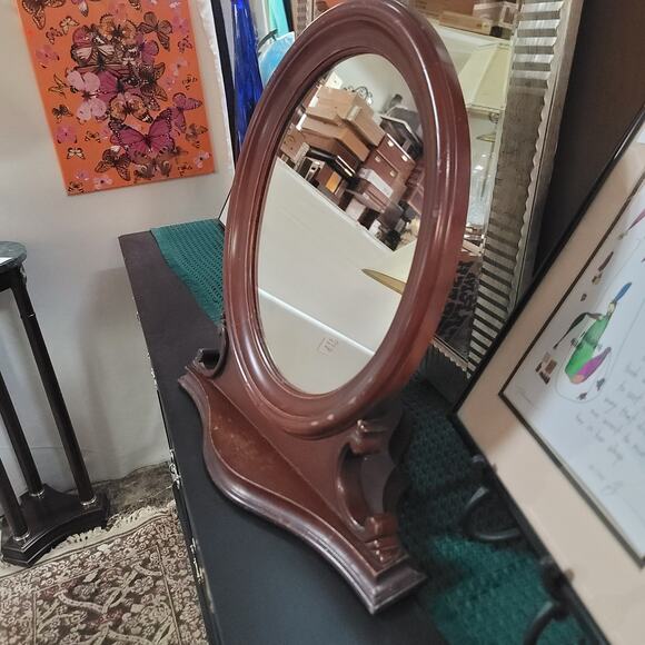 Vintage Other - ANTIQUE JOHN M SMYTH CHICAGO FURNITURE WALNUT DRESSER VANITY MIRROR EARLY 1900's